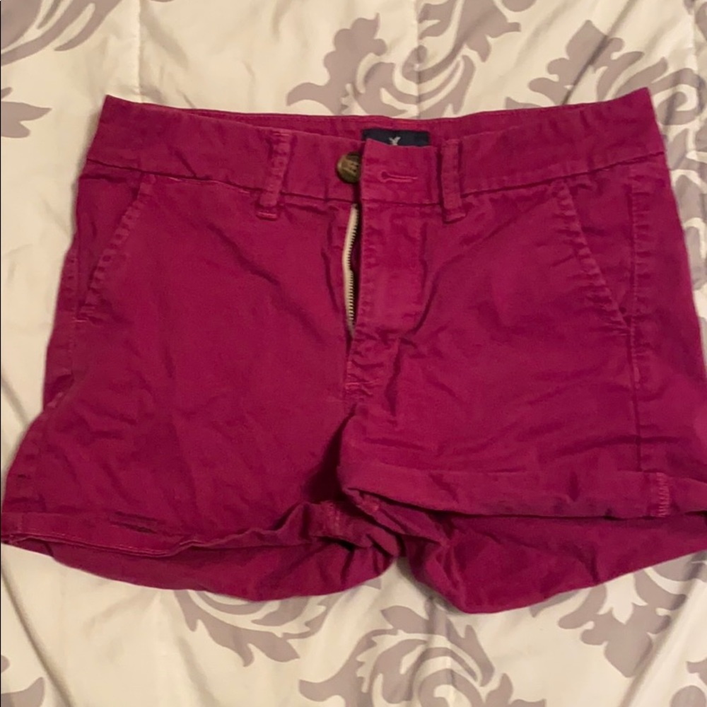 High Rise Jean Shorts